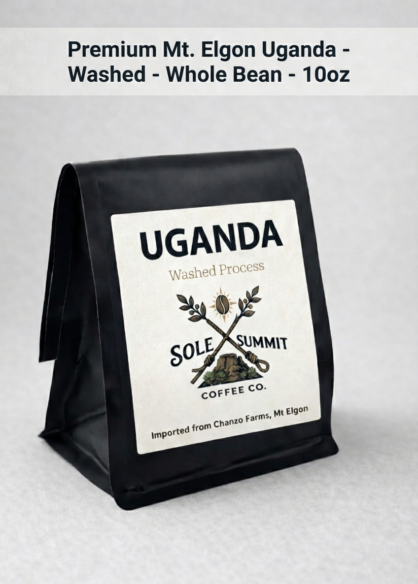 Premium Mt. Elgon Uganda - Washed - Whole Bean - 10oz